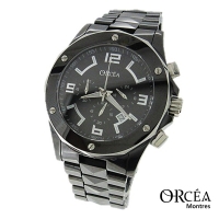 Montre céramique noire Homme Orcéa